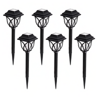 Încărcați imaginea în vizualizatorul Galeriei, Set 6 x lampa solara felinar LED 43 cm
