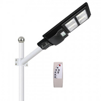 Încărcați imaginea în vizualizatorul Galeriei, Lampa solara stradala LED, Jortan 120W, suport, telecomanda
