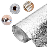 Încărcați imaginea în vizualizatorul Galeriei, Set 2 x Folie de aluminiu autoadeziva 60 x 200 cm
