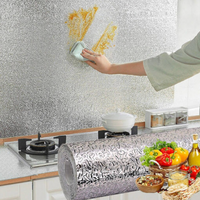 Încărcați imaginea în vizualizatorul Galeriei, Set 2 x Folie de aluminiu autoadeziva 60 x 200 cm
