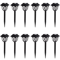 Încărcați imaginea în vizualizatorul Galeriei, Set 6 x lampa solara felinar LED 43 cm
