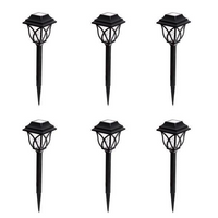 Încărcați imaginea în vizualizatorul Galeriei, Set 6 x lampa solara felinar LED 43 cm

