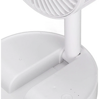 Încărcați imaginea în vizualizatorul Galeriei, Ventilator portabil de masa cu incarcare prin USB cu 3 Trepte de viteza Alb
