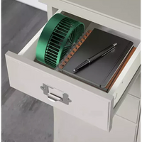 Încărcați imaginea în vizualizatorul Galeriei, Ventilator portabil de masa cu incarcare prin USB cu 3 Trepte de viteza Alb
