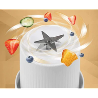 Încărcați imaginea în vizualizatorul Galeriei, Mini Blender Electric Portabil 350ml recipient din material plastic
