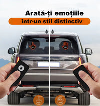 Încărcați imaginea în vizualizatorul Galeriei, Semn LED Auto cu Telecomanda, Design Mana, 4 Moduri, Efect Vizual Stralucitor, 10×15 cm
