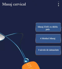 Încărcați imaginea în vizualizatorul Galeriei, 1+1 CADOU Aparat Masaj Cervical Portabil Huaer, Incalzire, Sistem EMS, Electric
