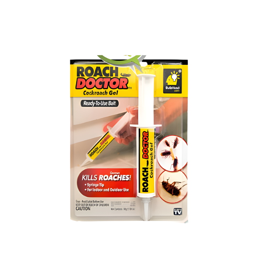 Roach Doctor cockroach gel packaging on a white background