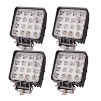 Încărcați imaginea în vizualizatorul Galeriei, Set 4 proiectoare 16 LED 48W auto IP 67
