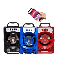 Încărcați imaginea în vizualizatorul Galeriei, Boxa portabila bluetooth cu acumulator propriu+ cadou microfon karaoke
