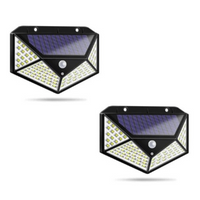 Încărcați imaginea în vizualizatorul Galeriei, Set Lampi solare cu senzor de miscare, 100 LED
