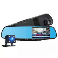 Încărcați imaginea în vizualizatorul Galeriei, Oglinda auto DVR retrovizoare, camera fata-spate Full HD 1080
