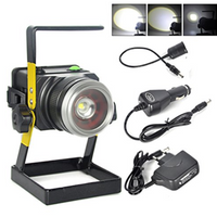 Încărcați imaginea în vizualizatorul Galeriei, Proiector LED Cree-T6 30W cu acumulator si suport, BL2144T
