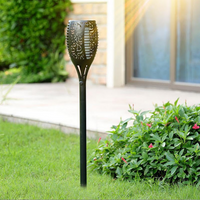 Încărcați imaginea în vizualizatorul Galeriei, Set 8 x Lampa solara tip torta cu efect flacara, 51 cm
