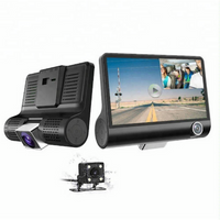 Încărcați imaginea în vizualizatorul Galeriei, Camera auto tripla Blackbo L300-1, Full-HD, 3 camere, ecran 4'', G Senzor
