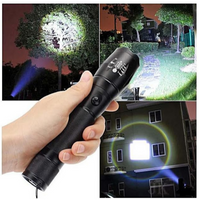 Încărcați imaginea în vizualizatorul Galeriei, Lanterna Led Cree xml T6 cu 2 Acumulatori si Incarcator 220V
