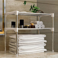 Încărcați imaginea în vizualizatorul Galeriei, Etajera cu rafturi extensibile, 49-85 cm, l 30.5 x H 60.6 cm

