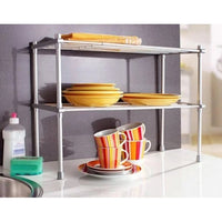 Încărcați imaginea în vizualizatorul Galeriei, Etajera cu rafturi extensibile, 49-85 cm, l 30.5 x H 60.6 cm
