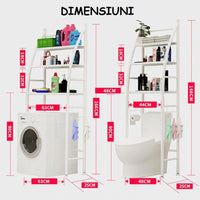Încărcați imaginea în vizualizatorul Galeriei, Etajera baie, organizator toaleta sau masina de spalat, 155 cm
