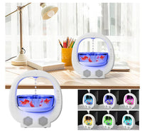 Încărcați imaginea în vizualizatorul Galeriei, Umidificator antigravitatie 3 in 1 pentru birou cu difuzor Bluetooth
