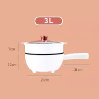 Încărcați imaginea în vizualizatorul Galeriei, Tigaie electrica 26cm, inteligenta, multifunctionala 3L + Dispenser detergent vase cu suport pentru burete CADOU
