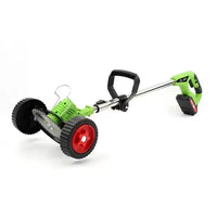 Încărcați imaginea în vizualizatorul Galeriei, Motocoasa electrica 48V, 4000 mAh, 18000 RPM, cu 2 acumulatori si roti detasabile
