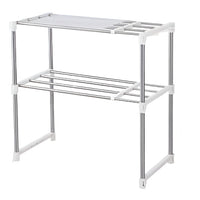 Încărcați imaginea în vizualizatorul Galeriei, Etajera cu rafturi extensibile, 49-85 cm, l 30.5 x H 60.6 cm
