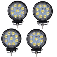 Încărcați imaginea în vizualizatorul Galeriei, Set 4 proiectoare rotunde, 9 LED 42W auto off-road, IP 67
