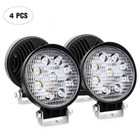 Încărcați imaginea în vizualizatorul Galeriei, Set 4 proiectoare rotunde, 9 LED 42W auto off-road, IP 67
