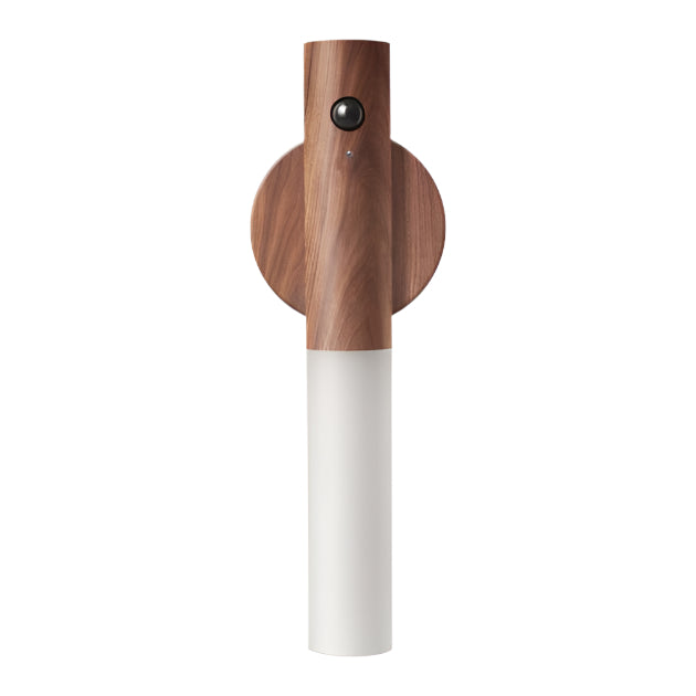 Lampă inteligentă de interior BRAGUS® – magnetică, senzor de mișcare, reîncărcabilă prin USB, culoarea lemnului
