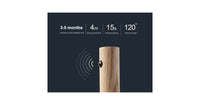 Încărcați imaginea în vizualizatorul Galeriei, Lampă inteligentă de interior BRAGUS® – magnetică, senzor de mișcare, reîncărcabilă prin USB, culoarea lemnului
