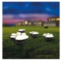 Încărcați imaginea în vizualizatorul Galeriei, Set 4 Lampi Solare Paw Print Light
