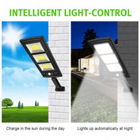 Încărcați imaginea în vizualizatorul Galeriei, Lampa Solara SL-180 SMD, IP65, Prindere Inclusa, Telecomanda, 180LED, Senzor PIR 120°
