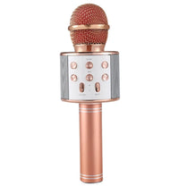 Încărcați imaginea în vizualizatorul Galeriei, Microfon karaoke fara fir, acumulator incorporat. Compatibil iOS si android, tablete iPad si PC, bluetooth
