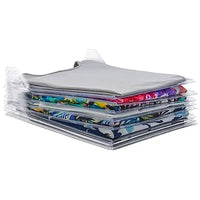 Încărcați imaginea în vizualizatorul Galeriei, Organizator 10 tricouri / camasi EZTAX Slim din plastic Transparent
