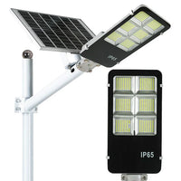 Încărcați imaginea în vizualizatorul Galeriei, Lampa Incarcare Solara Jortan 100W/200W, Telecomanda, Picior Metalic, Senzor de Miscare
