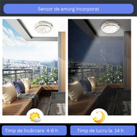Încărcați imaginea în vizualizatorul Galeriei, Plafoniera solara 60W Jortan, 74 LED, cu senzor de amurg incorporat si telecomanda + Lampa solara cu 100 LED CADOU

