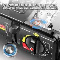 Încărcați imaginea în vizualizatorul Galeriei, Pachet promotional pentru camping - Dus portabil de camping, Lanterna tip felinar solar, Aragaz portabil camping
