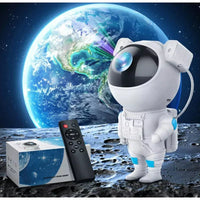 Încărcați imaginea în vizualizatorul Galeriei, Proiector In Forma de Astronaut, Permite Proiectarea Stelelor sau Galaxiilor, Alb
