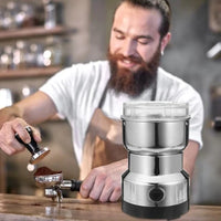 Încărcați imaginea în vizualizatorul Galeriei, Tocator electric, vas din inox , capacitate 2 litri + Rasnita electrica pentru cafea si alte alimente
