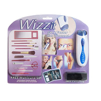 Încărcați imaginea în vizualizatorul Galeriei, Set epilator si trusa de ingrijire personala, Wizzit, 2 trepte de viteza, Alb/Albastru
