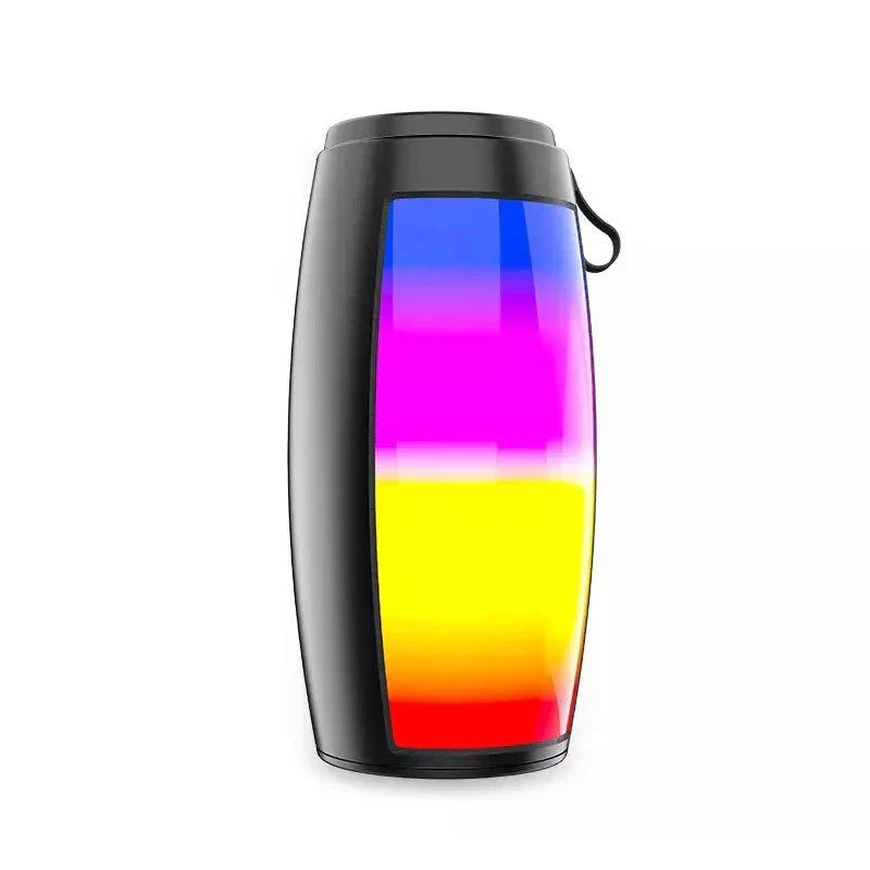 Boxă Bluetooth RGB portabilă – 5W, FM, MP3/TF, 1500mAh, Neagră