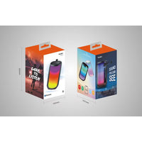Încărcați imaginea în vizualizatorul Galeriei, Boxa portabila cu lumini colorate, Bluetooth, PLUSE5

