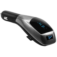 Încărcați imaginea în vizualizatorul Galeriei, Modulator FM Bluetooth pentru Masina Wireless Car Kit X7, Incarcator USB, MP3, microSD, Handsfree, Telecomanda, Negru
