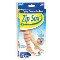 Încărcați imaginea în vizualizatorul Galeriei, 1+1 CADOU Sosete Zip Sox, Bej, S/M
