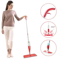 Încărcați imaginea în vizualizatorul Galeriei, Mop cu rezervor incorporat, cu laveta absorbanta si microfibra
