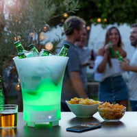 Încărcați imaginea în vizualizatorul Galeriei, Frapiera gheata 7L cu iluminare LED si boxa wireless reincarcabila
