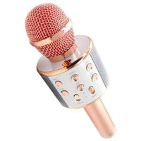 Încărcați imaginea în vizualizatorul Galeriei, Microfon karaoke fara fir, acumulator incorporat. Compatibil iOS si android, tablete iPad si PC, bluetooth

