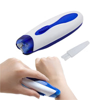 Încărcați imaginea în vizualizatorul Galeriei, Set epilator si trusa de ingrijire personala, Wizzit, 2 trepte de viteza, Alb/Albastru
