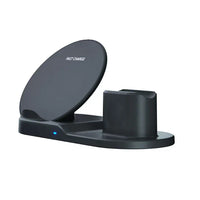 Încărcați imaginea în vizualizatorul Galeriei, Statie de incarcare 3 in 1 Fast Charger, universala, pentru telefon, ceas, casti
